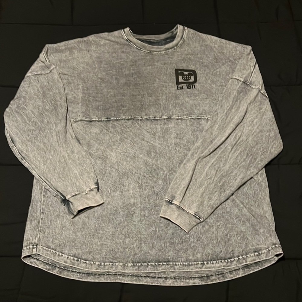Disney World, gray, XL men’s long sleeve